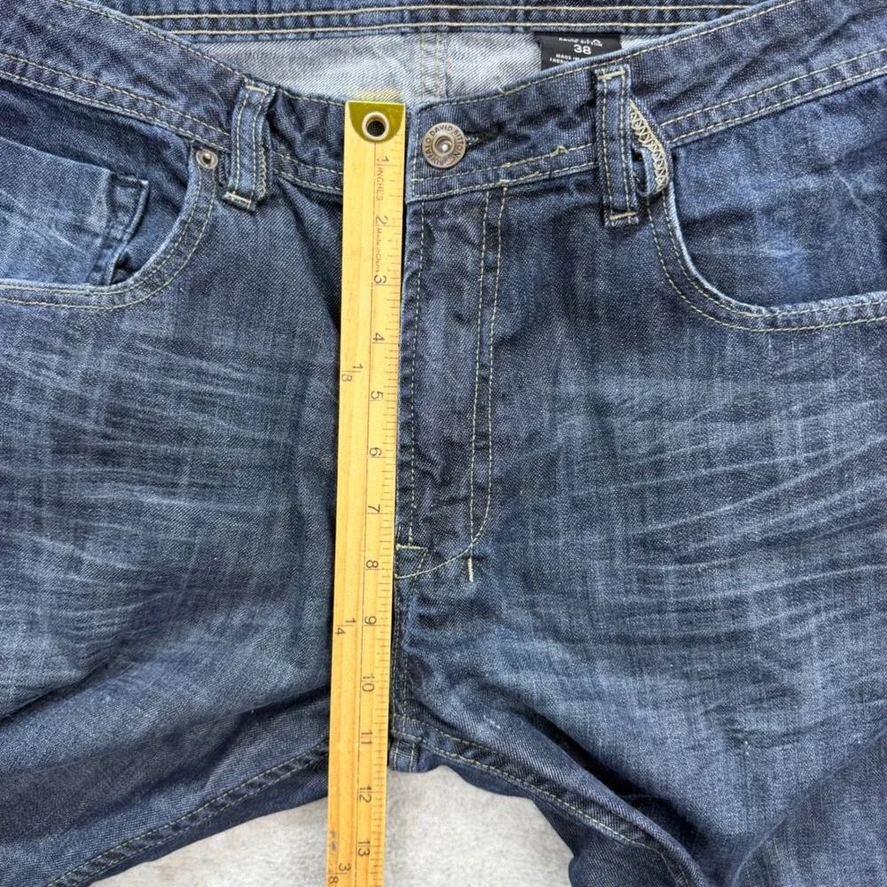 Buffalo Driven Jeans Mens 38x32 Dark Blue‎ Straight Leg Cotton Denim Pants